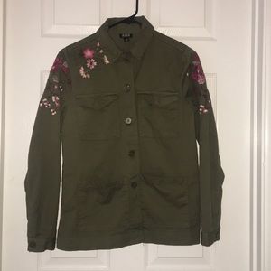 Ana green patches army jacket